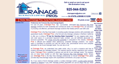 Desktop Screenshot of drainagepros.com